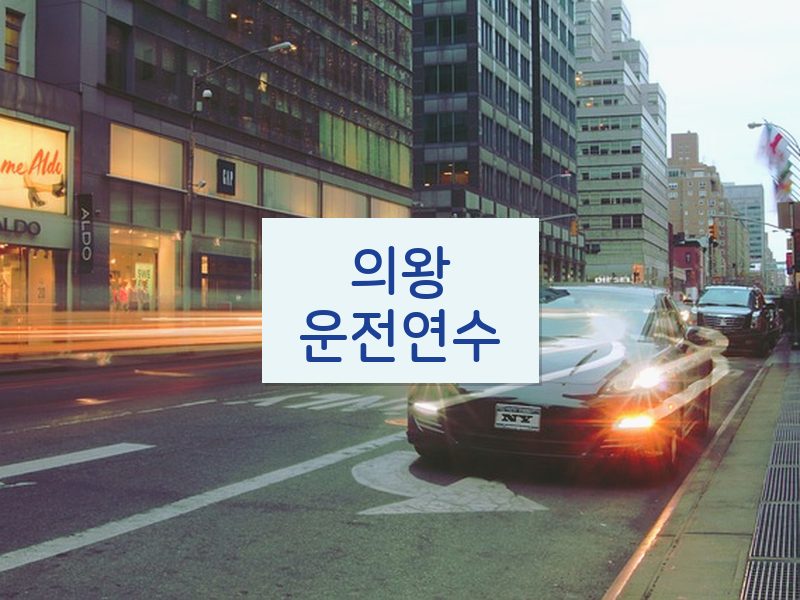 의왕운전연수 후기