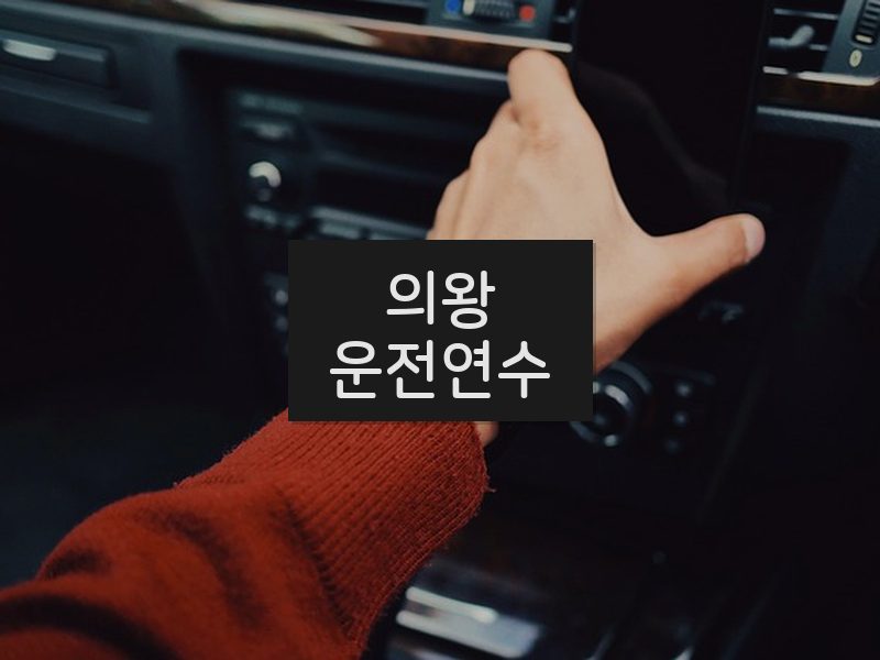 의왕운전연수 후기