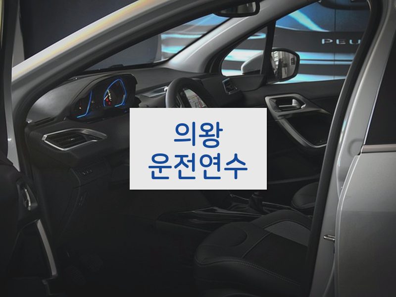 의왕운전연수 후기