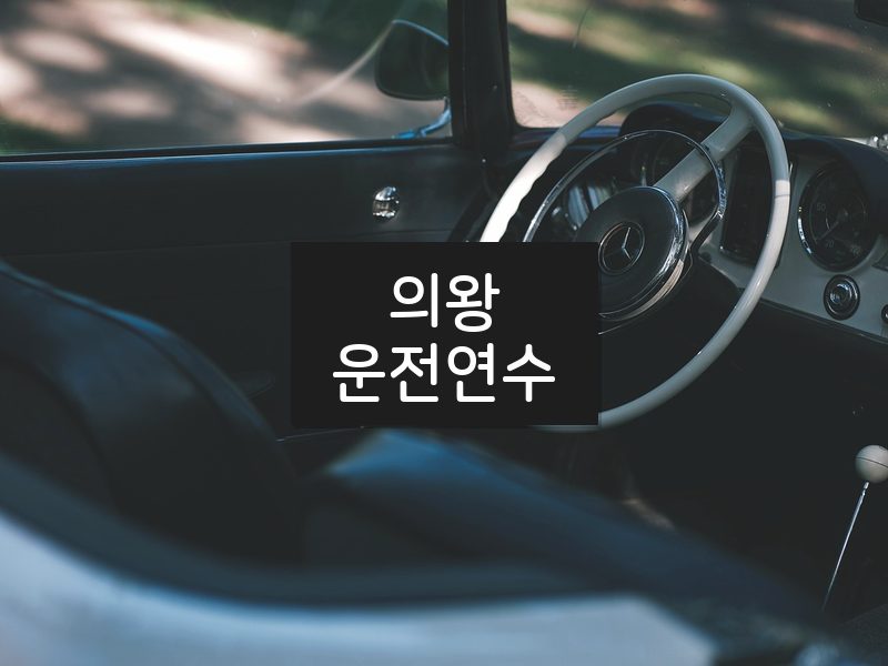의왕운전연수 후기