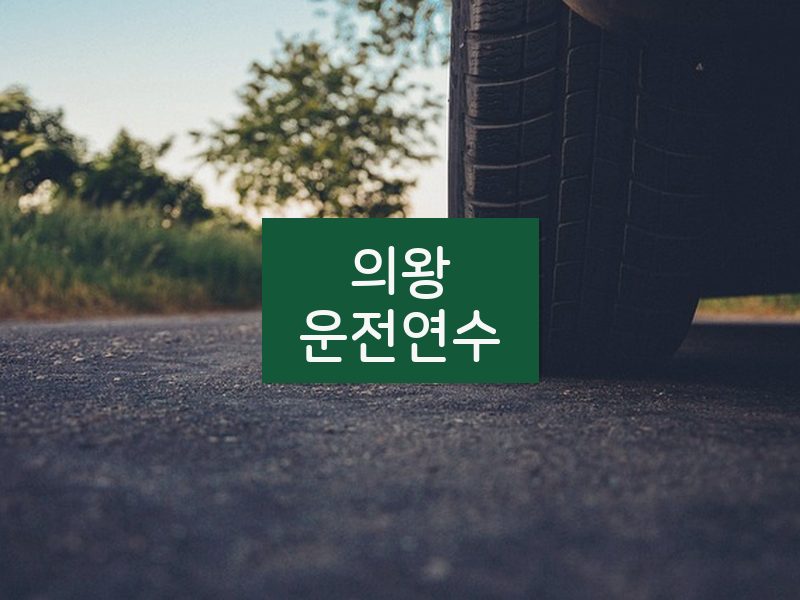 의왕운전연수 후기