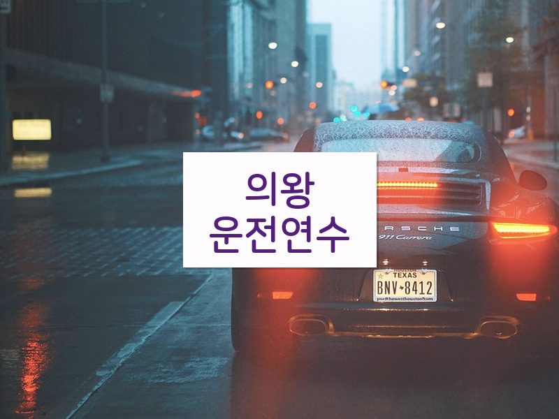 의왕운전연수 후기