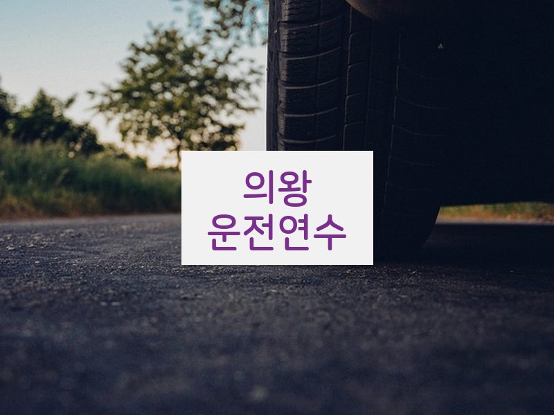 의왕운전연수 후기