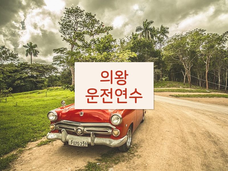 의왕운전연수 후기