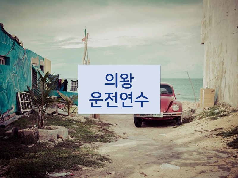 의왕운전연수 후기