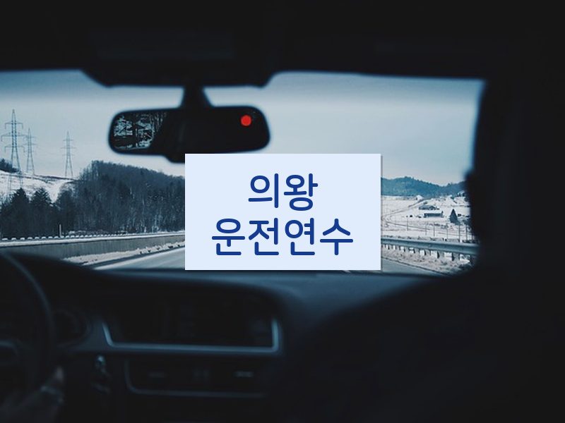 의왕운전연수 후기
