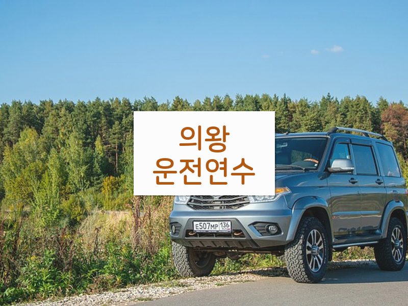 의왕운전연수 후기