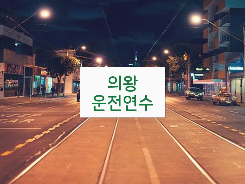 의왕운전연수 후기