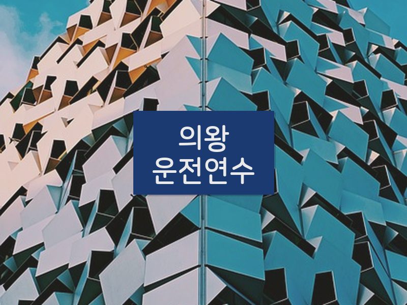 의왕운전연수 후기