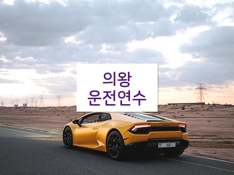 의왕운전연수 후기