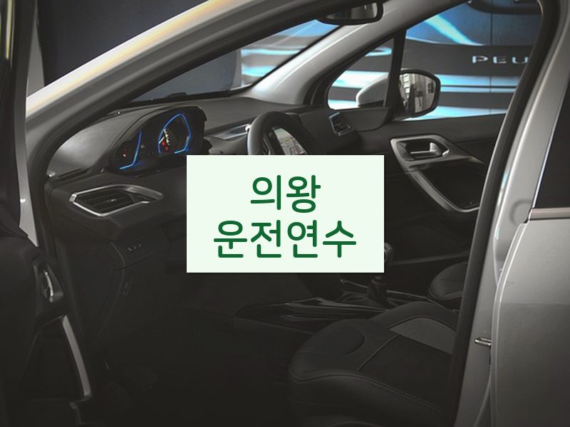 의왕운전연수 후기