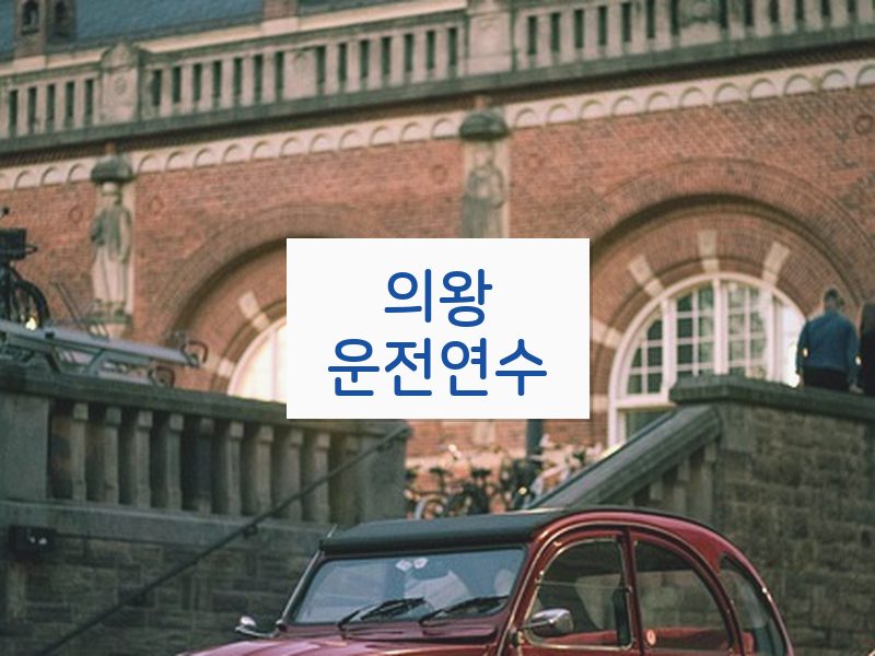 의왕운전연수 후기
