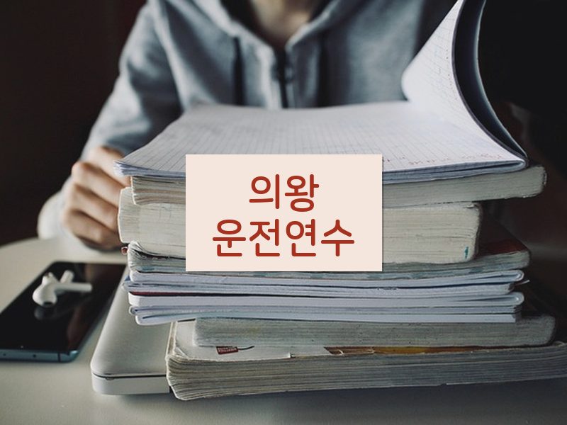 의왕운전연수 후기
