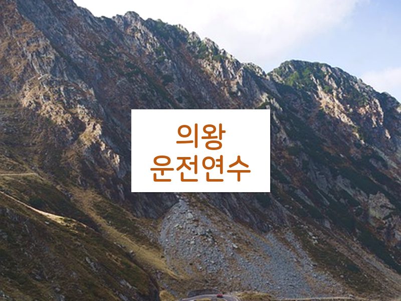 의왕운전연수 후기