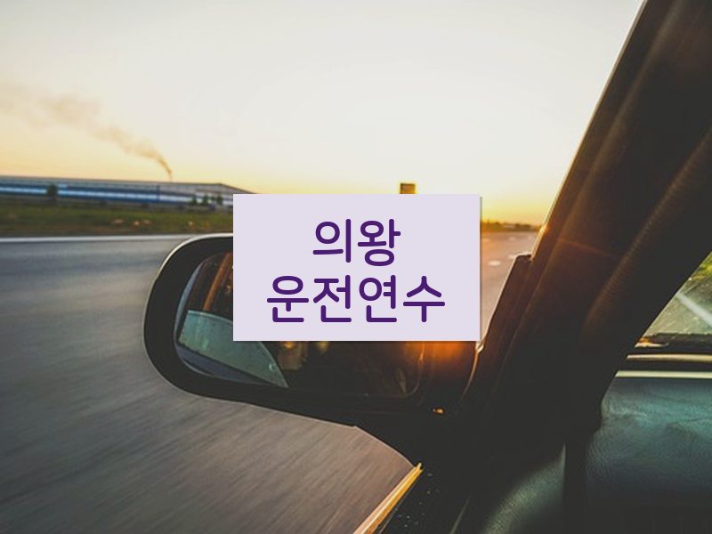 의왕운전연수 후기