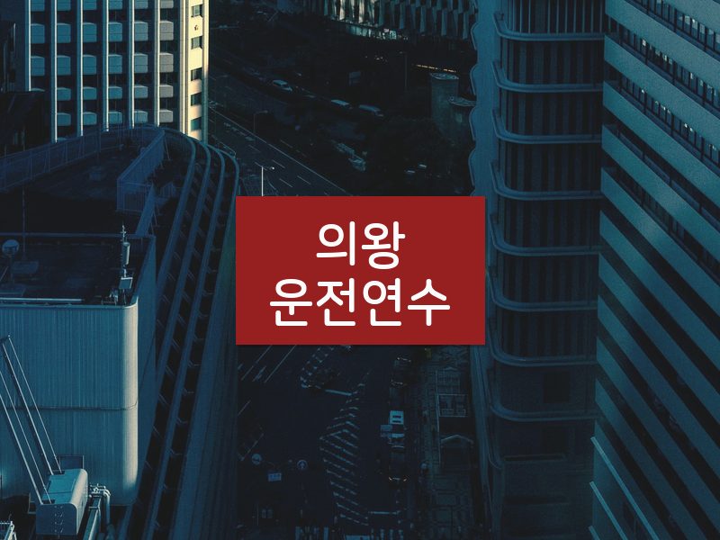 의왕운전연수 후기