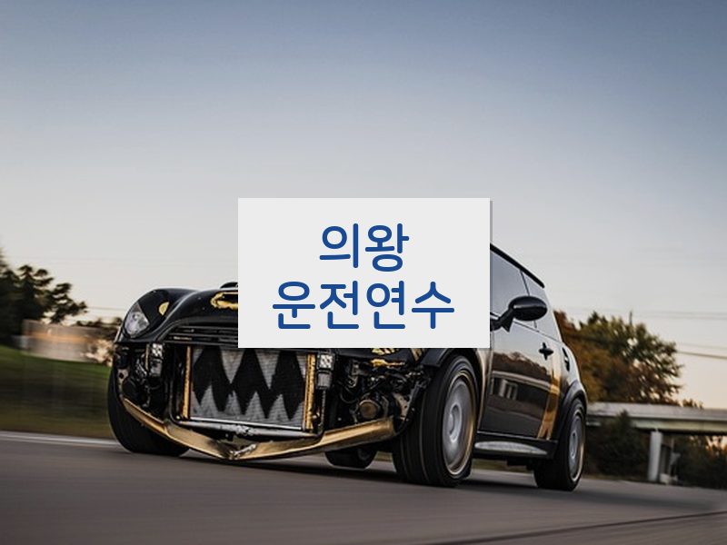 의왕운전연수 후기