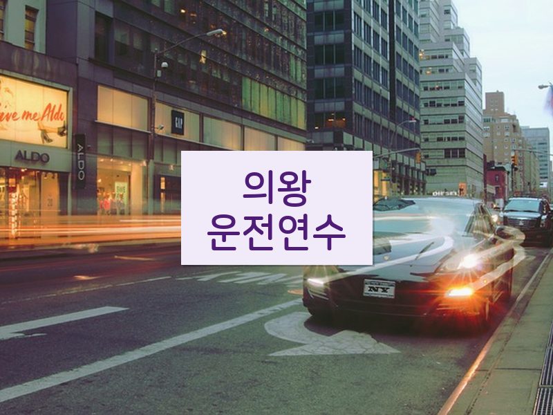 의왕운전연수 후기