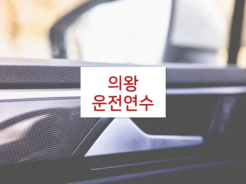 의왕운전연수 후기