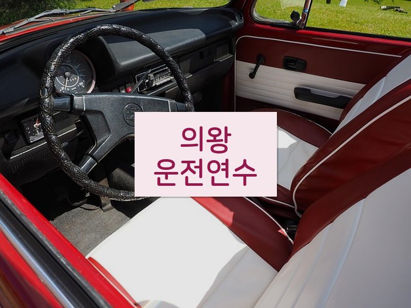 의왕운전연수 후기