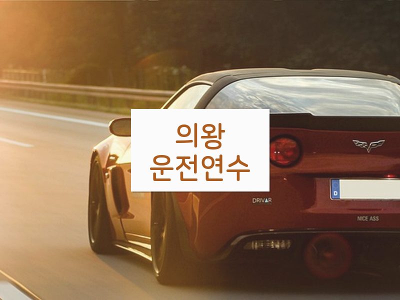 의왕운전연수 후기