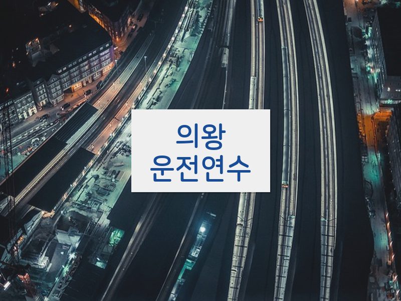 의왕운전연수 후기