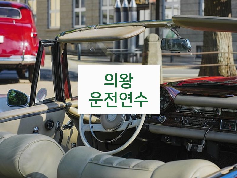의왕운전연수 후기