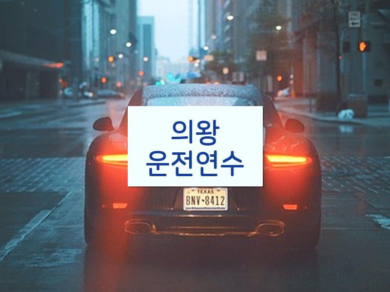 의왕운전연수 후기