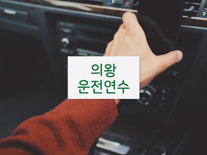 의왕운전연수 후기