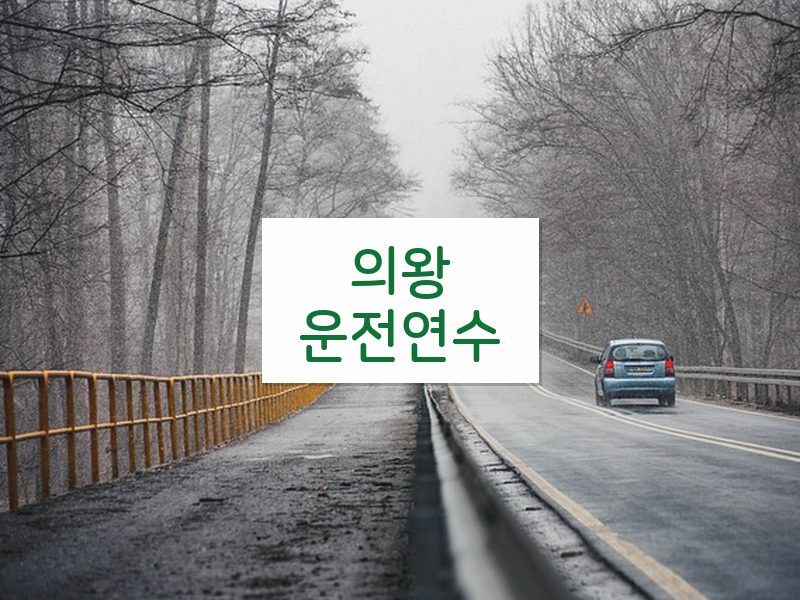 의왕운전연수 후기