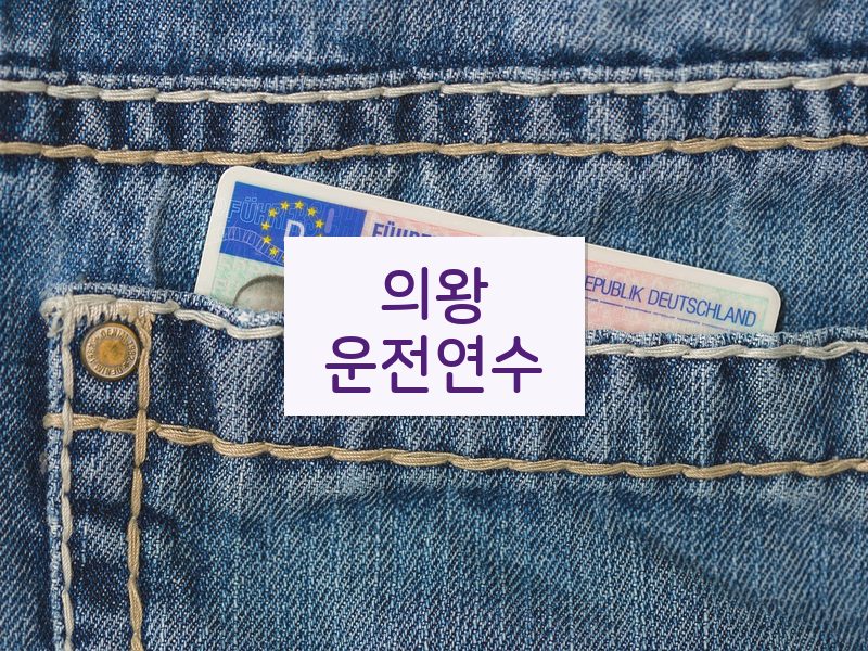 의왕운전연수 후기