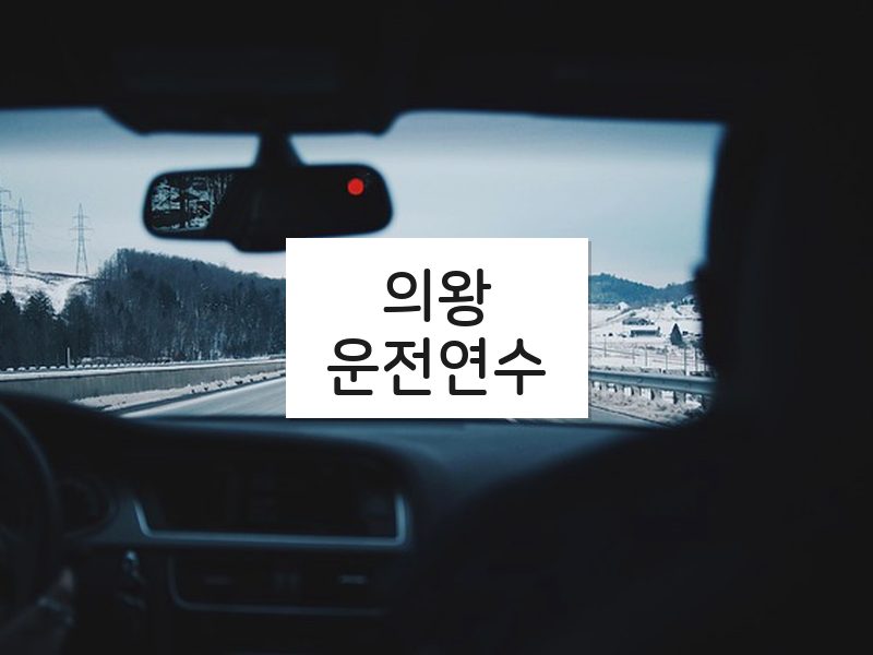 의왕운전연수 후기