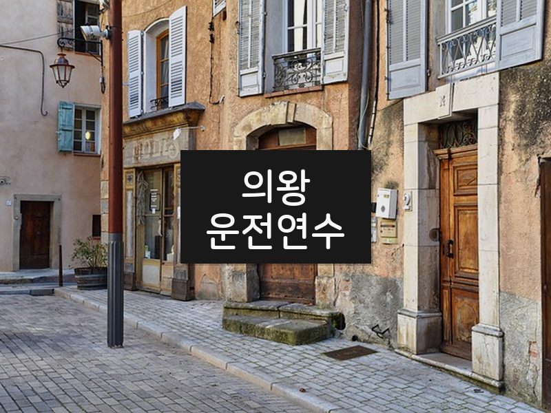 의왕운전연수 후기