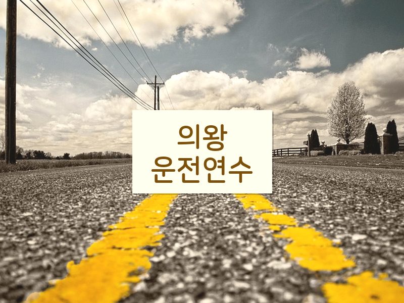 의왕운전연수 후기