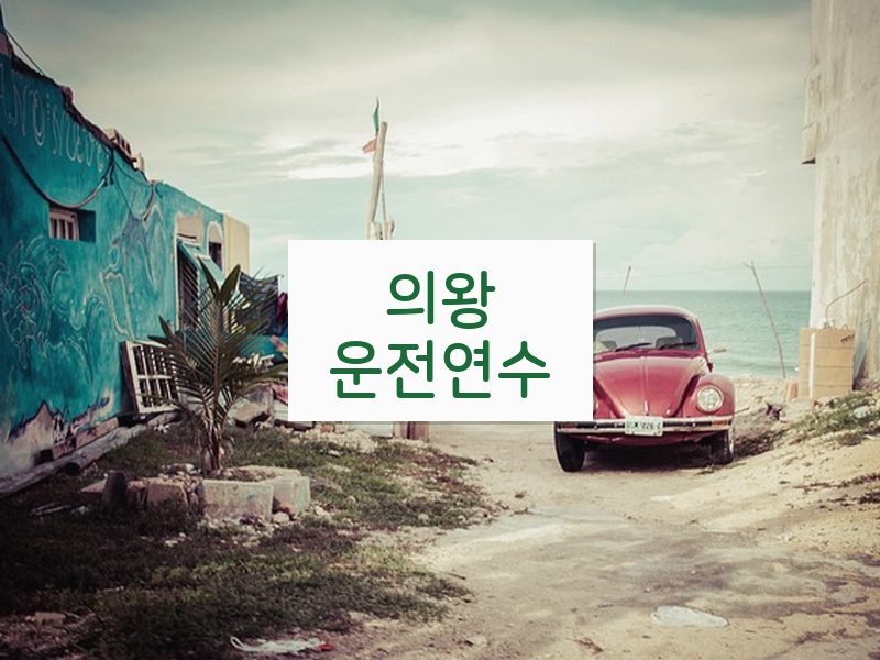 의왕운전연수 후기