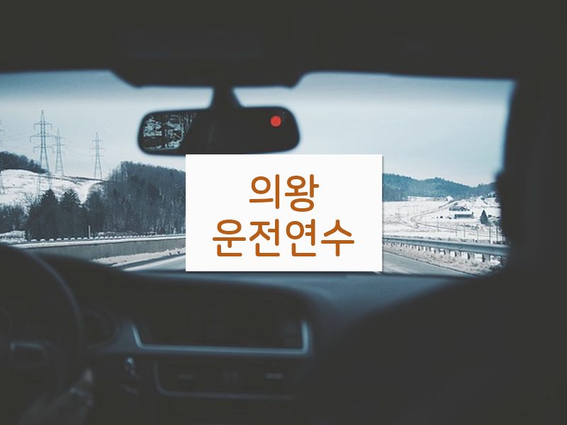 의왕운전연수 후기