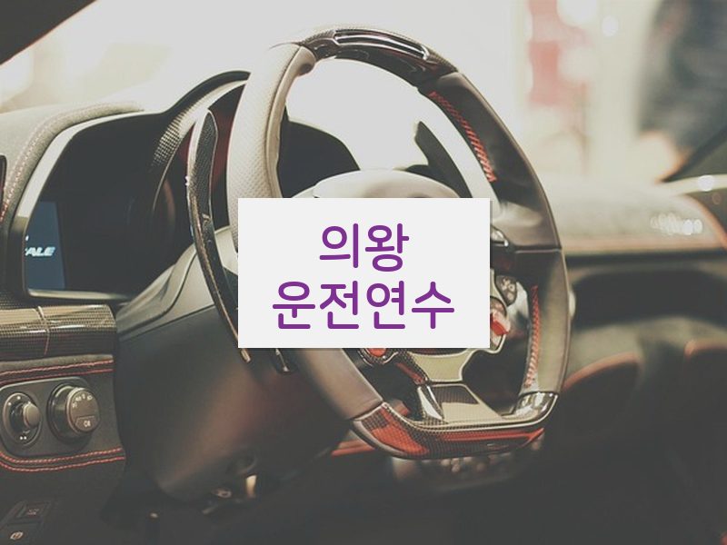 의왕운전연수 후기