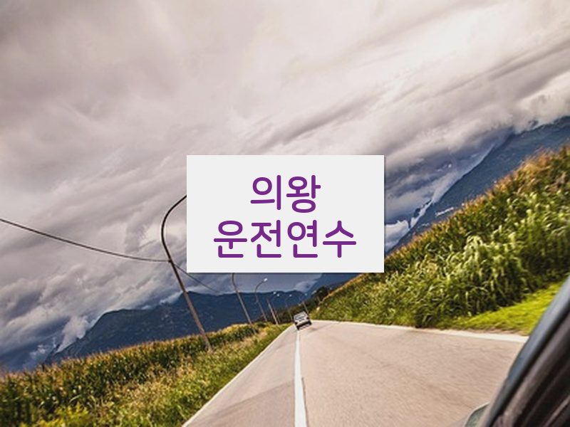 의왕운전연수 후기