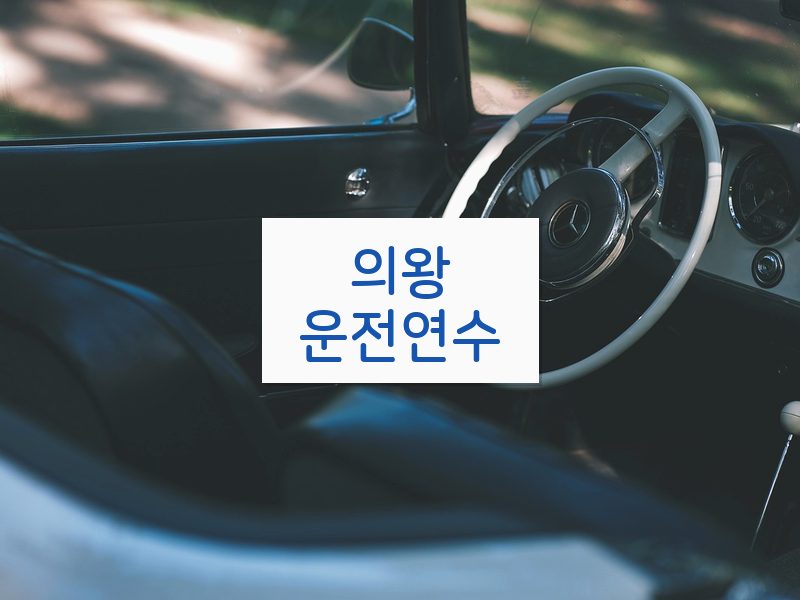 의왕운전연수 후기