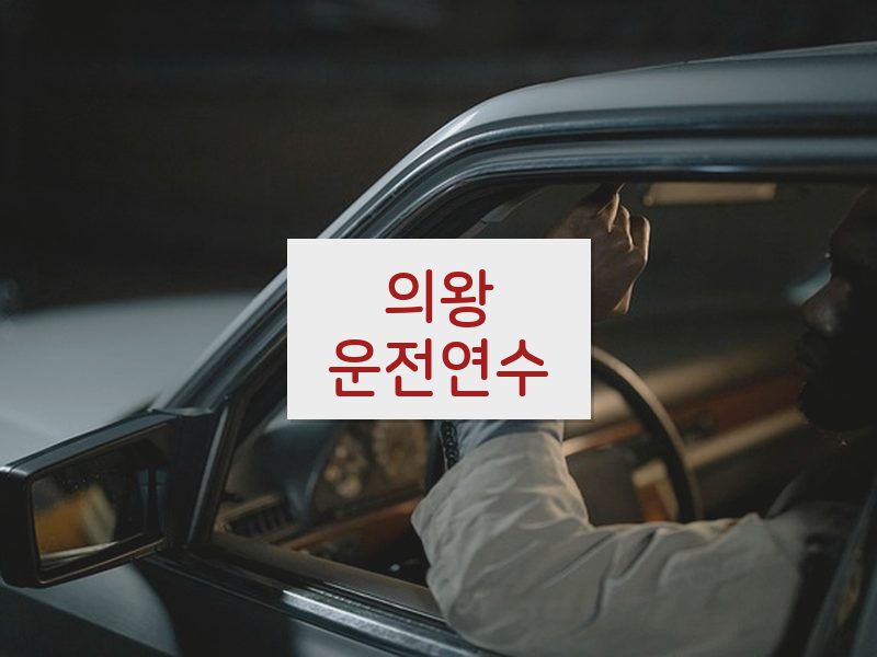 의왕운전연수 후기