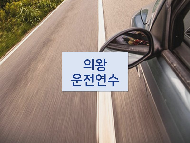 의왕운전연수 후기