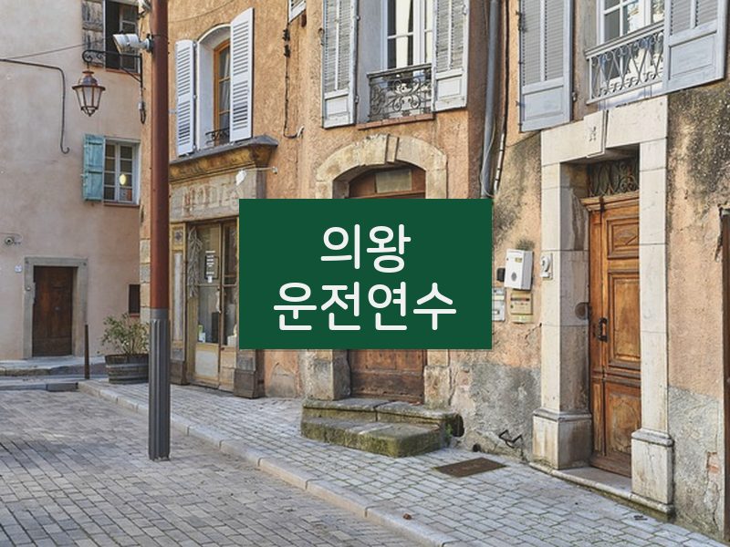 의왕운전연수 후기