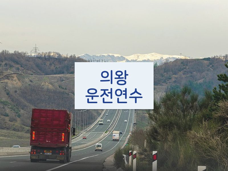 의왕운전연수 후기
