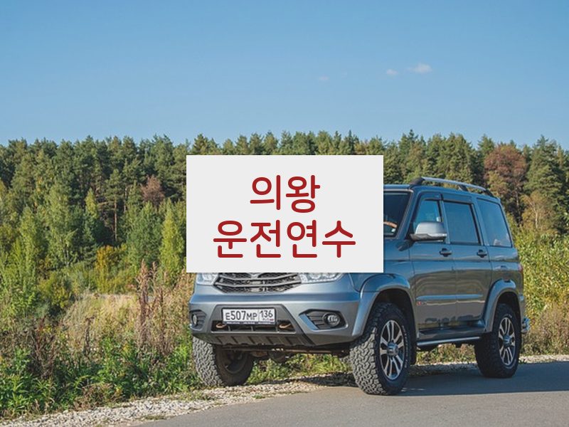 의왕운전연수 후기