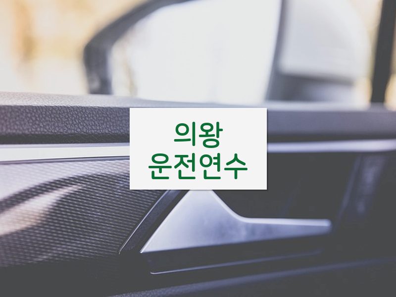 의왕운전연수 후기