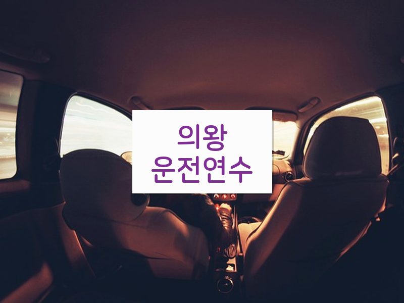 의왕운전연수 후기