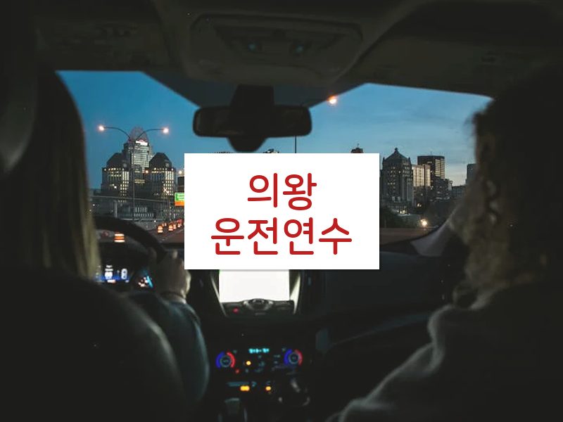 의왕운전연수 후기