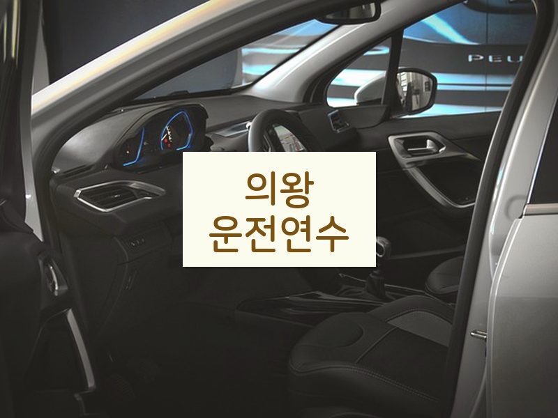 의왕운전연수 후기