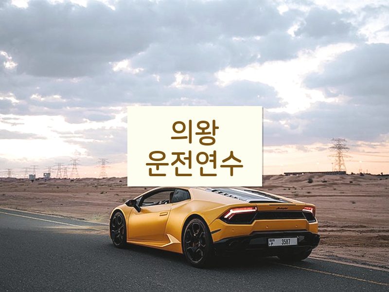 의왕운전연수 후기