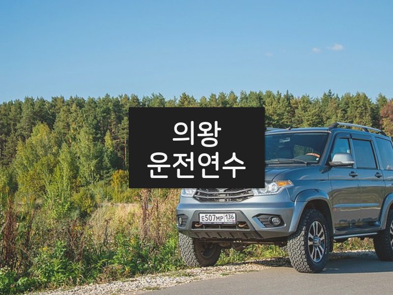 의왕운전연수 후기